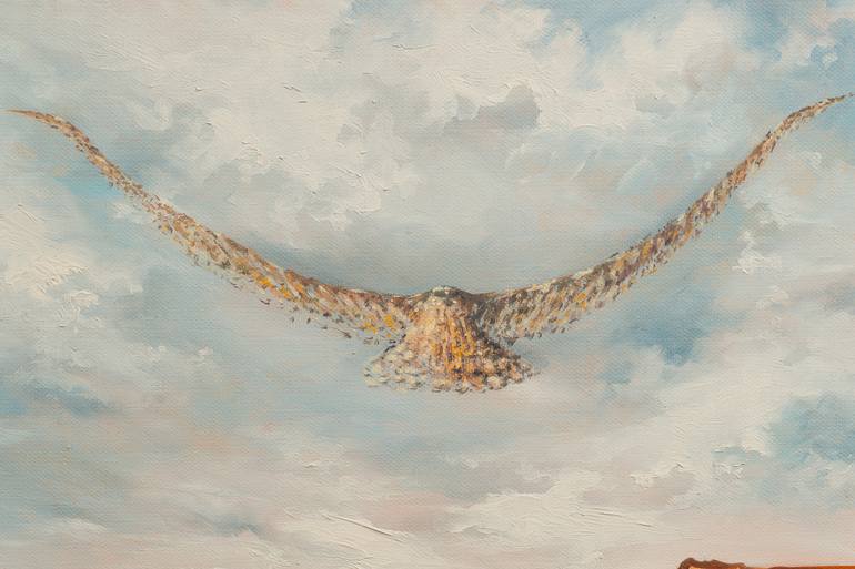 Original Surrealism Fantasy Painting by Vidmantas Goldberg