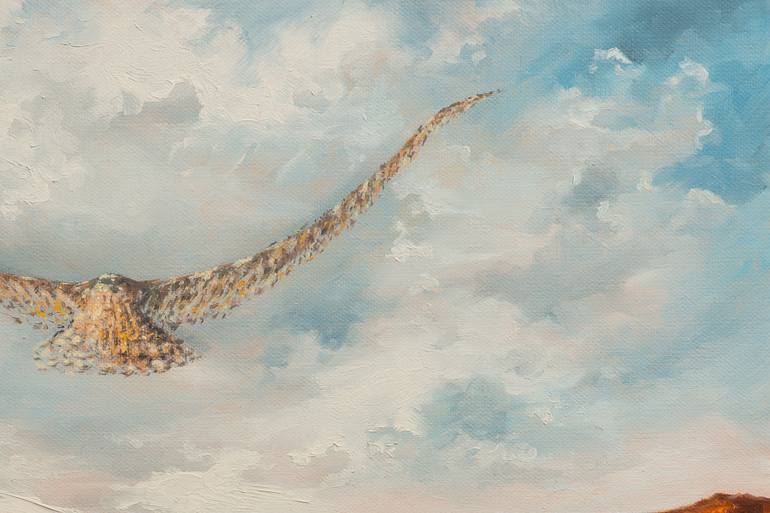 Original Surrealism Fantasy Painting by Vidmantas Goldberg