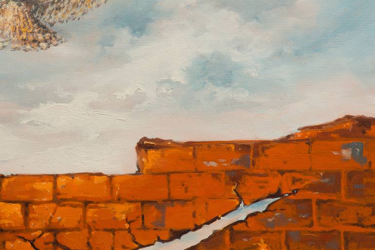 Original Surrealism Fantasy Painting by Vidmantas Goldberg