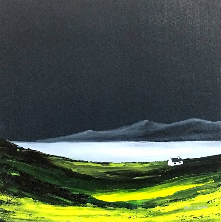 Original Expressionism Landscape Painting by NELLA ALAO