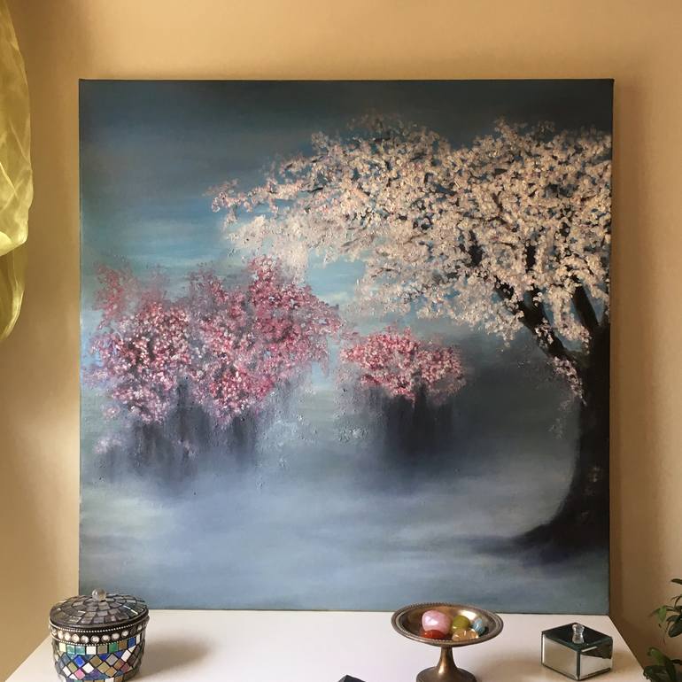 Original Floral Painting by NELLA ALAO