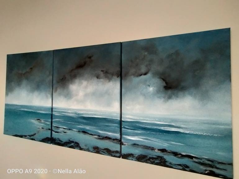 Original Seascape Painting by NELLA ALAO