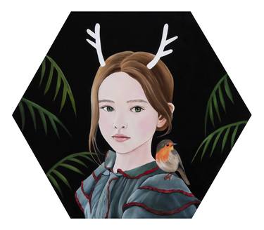 In the enchanted garden: deer girl 6 thumb