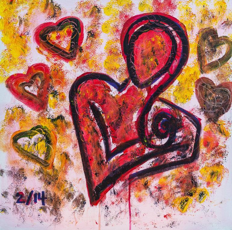 Reina de corazones Painting by anthony zolezzi | Saatchi Art