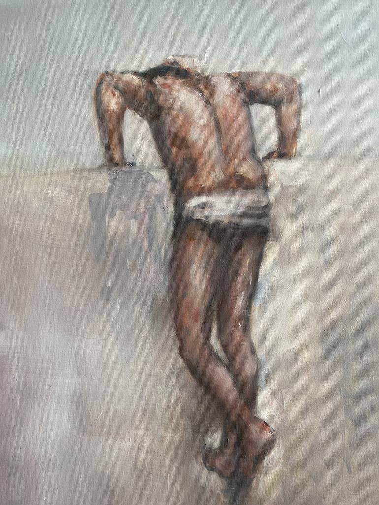 Original Contemporary Nude Painting by Pauline Zenk