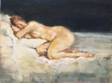 Original Figurative Nude Paintings by Pauline Zenk
