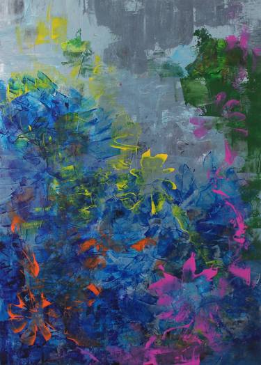 Original Abstract Expressionism Abstract Paintings by Pinar Akbaba