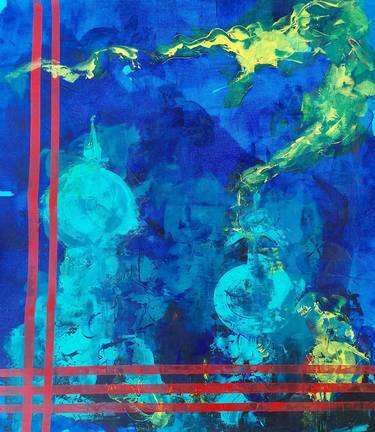 Print of Abstract Paintings by Pinar Akbaba