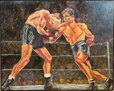 Original Sports Paintings by Mike Halem
