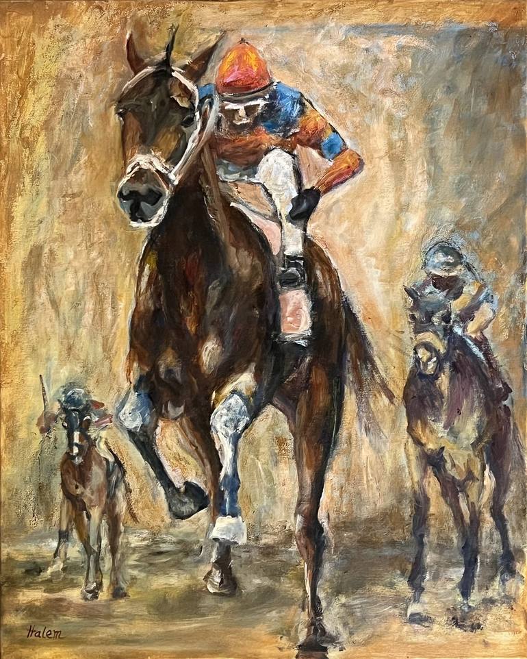 Print of Figurative Sports Paintings by Mike Halem