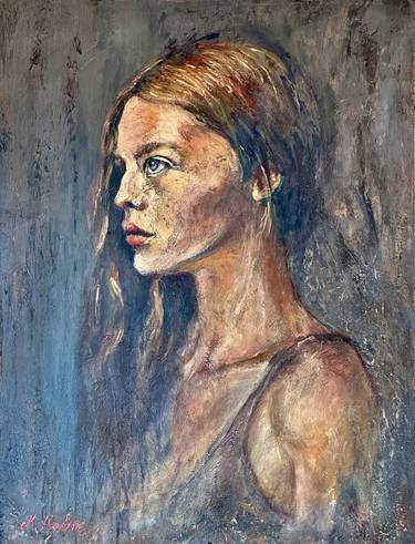 Original Figurative Women Paintings by Mike Halem