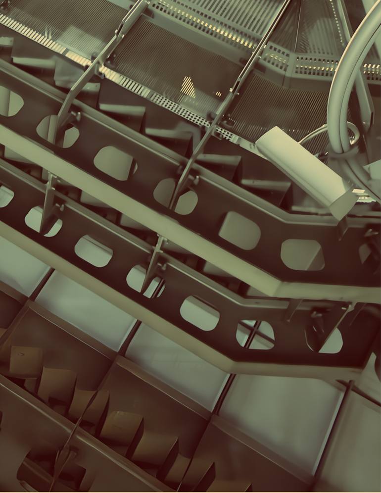 Original Abstract Geometric Photography by Mal Vino Palinska