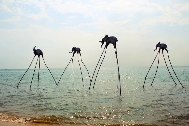 Print of Photorealism Beach Photography by Malvina Palinska