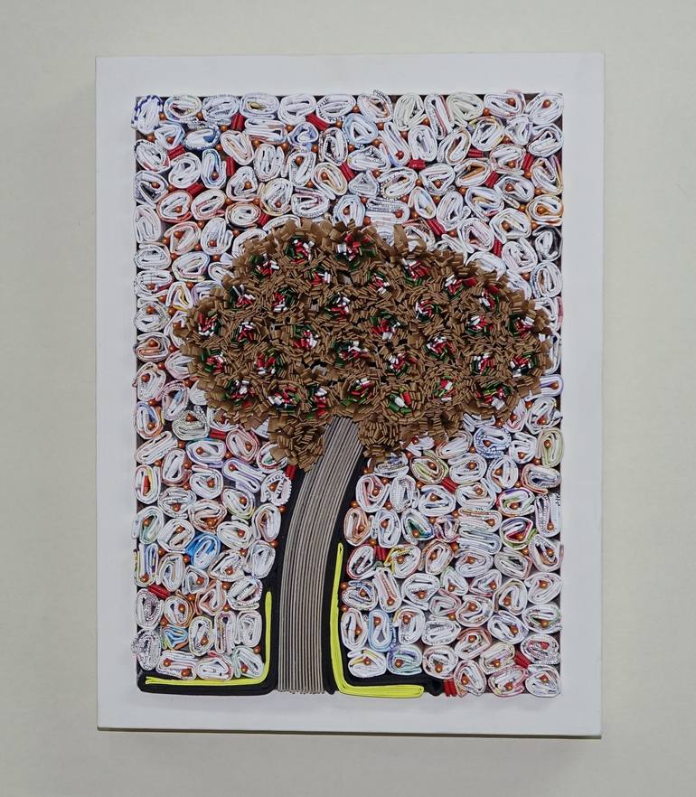 Print of Tree Installation by Moshe Gordon