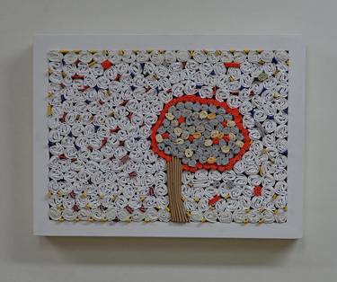 Print of Abstract Tree Installation by Moshe Gordon