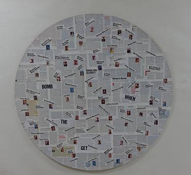 Print of Political Collage by Moshe Gordon