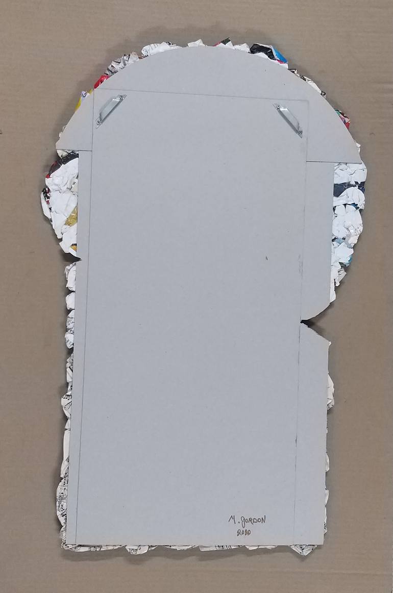 Original Conceptual Abstract Sculpture by Moshe Gordon