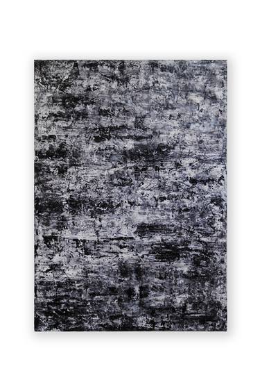50 Shades Of Grey, Abstract Mindscape, Acrylic on Canvas, 120x100cm, Signed 13.5.15 thumb