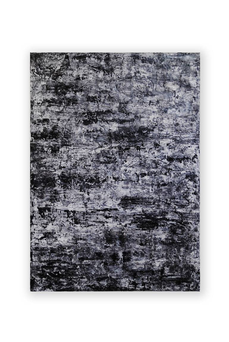 50 Shades Of Grey, Abstract Mindscape, Acrylic on Canvas, 120x100cm