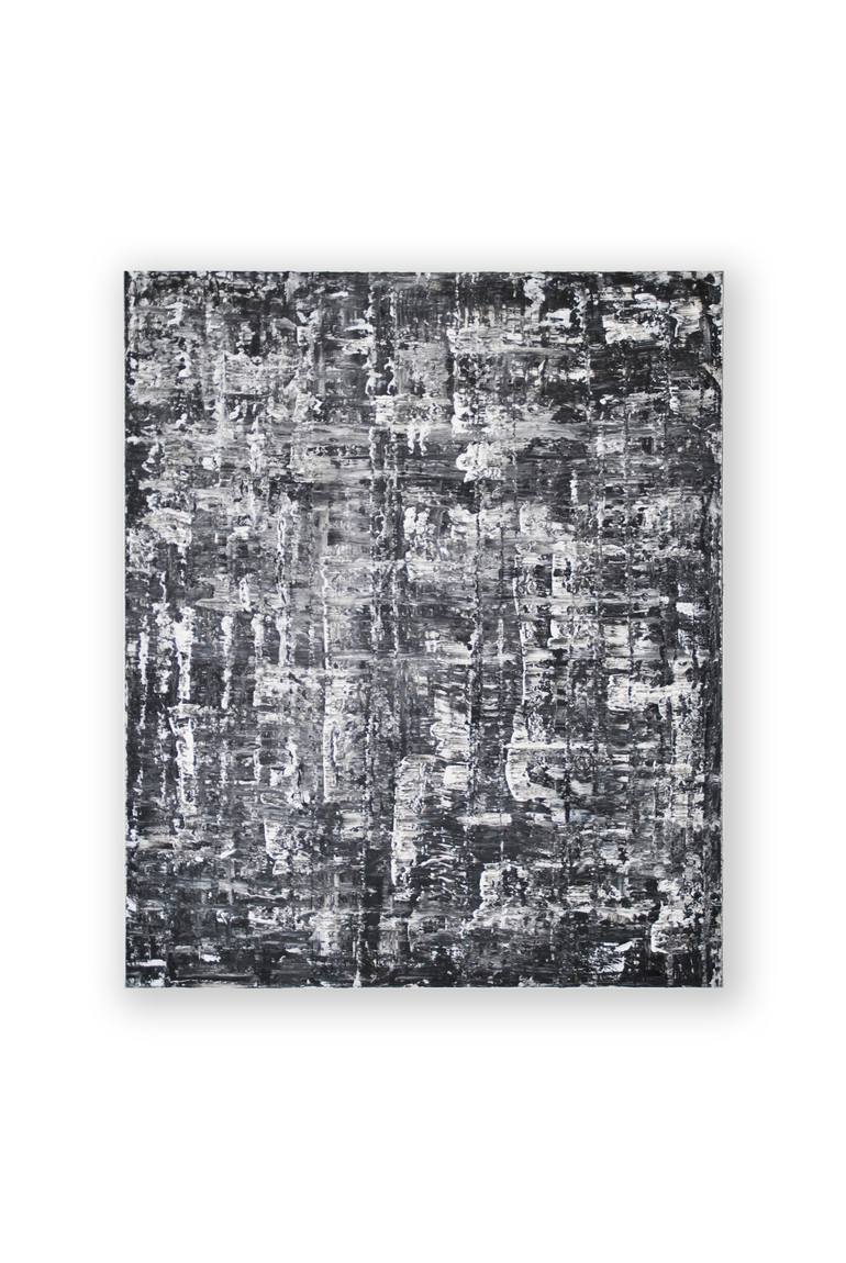 50 Shades Of Grey, Abstract Mindscape, Acrylic on Canvas, 120x100cm