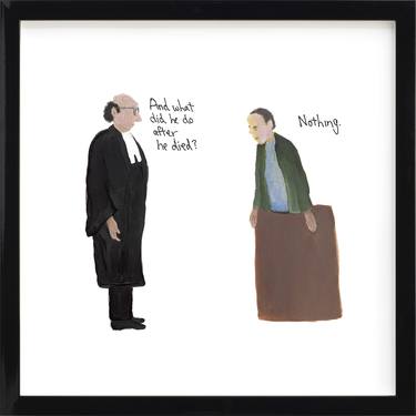 Original Figurative Humor Printmaking by Simon Schneiderman