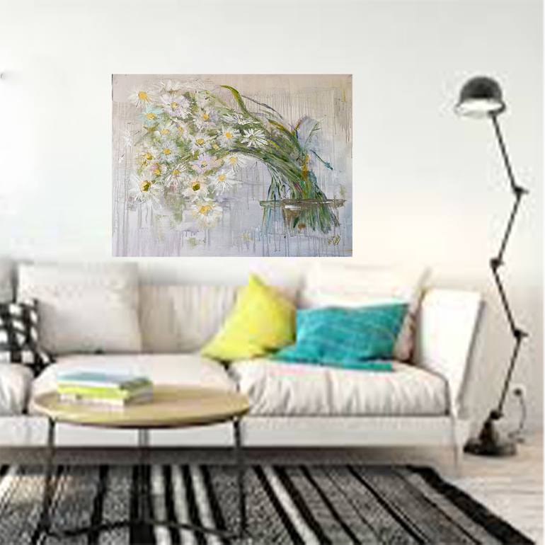 Original Floral Painting by Nona Gold