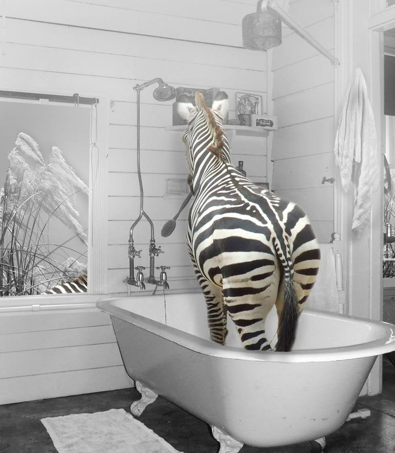 bathtub zebra bathroom themes