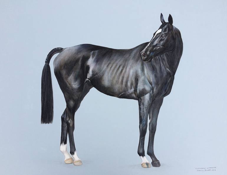 Original Photorealism Animal Paintings by Rebecca Arnold