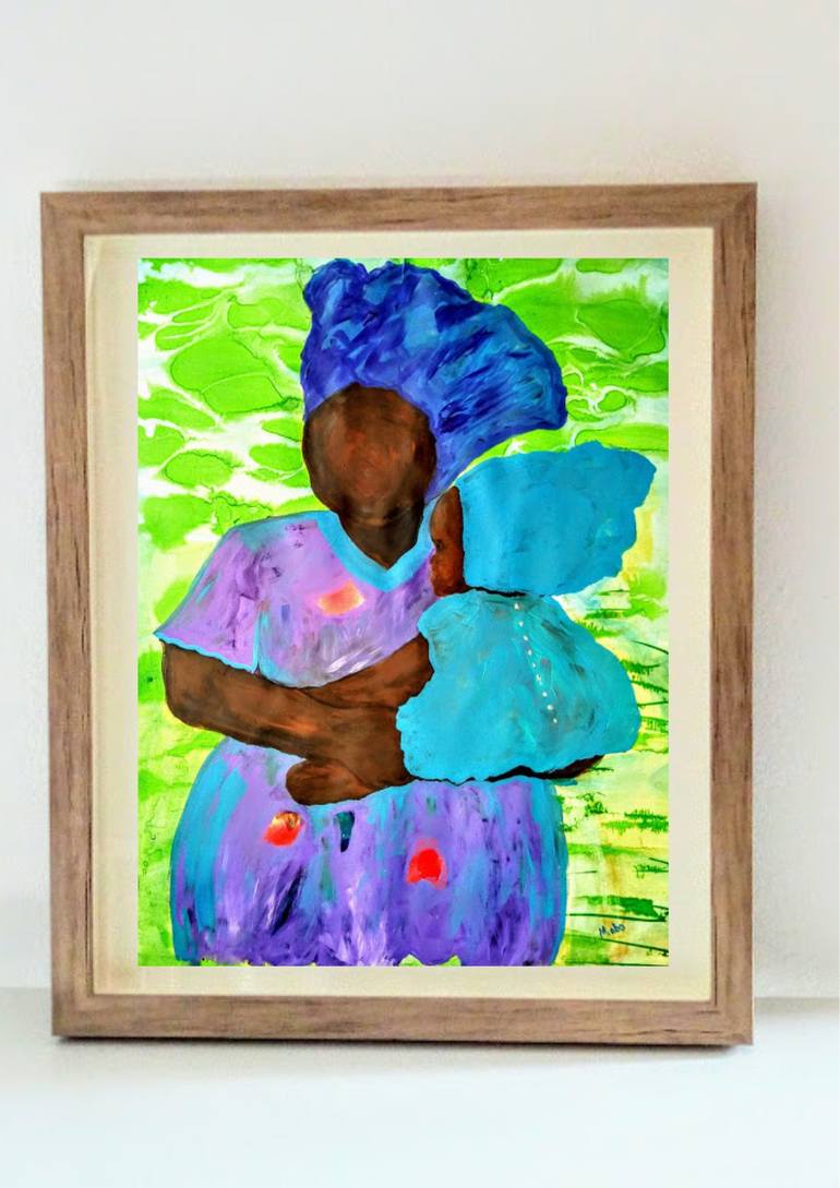 Original Abstract Painting by enyadike miabo