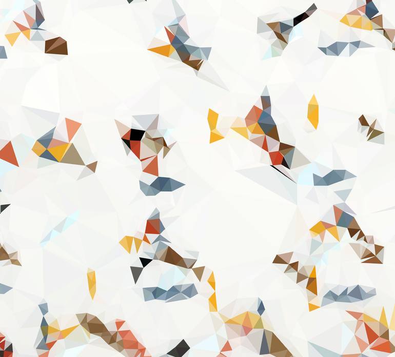 Original Abstract Expressionism Abstract Painting by Larry Coffin