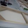 back of canvas