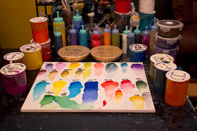 Original Impressionism Abstract Painting by Larry Coffin