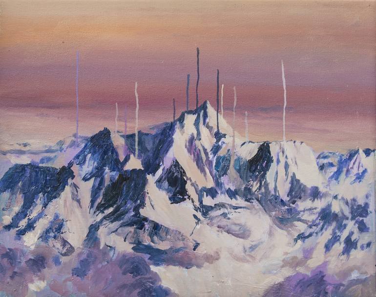 Print of Abstract Expressionism Nature Paintings by Jose  Antonio Hinojos Morales