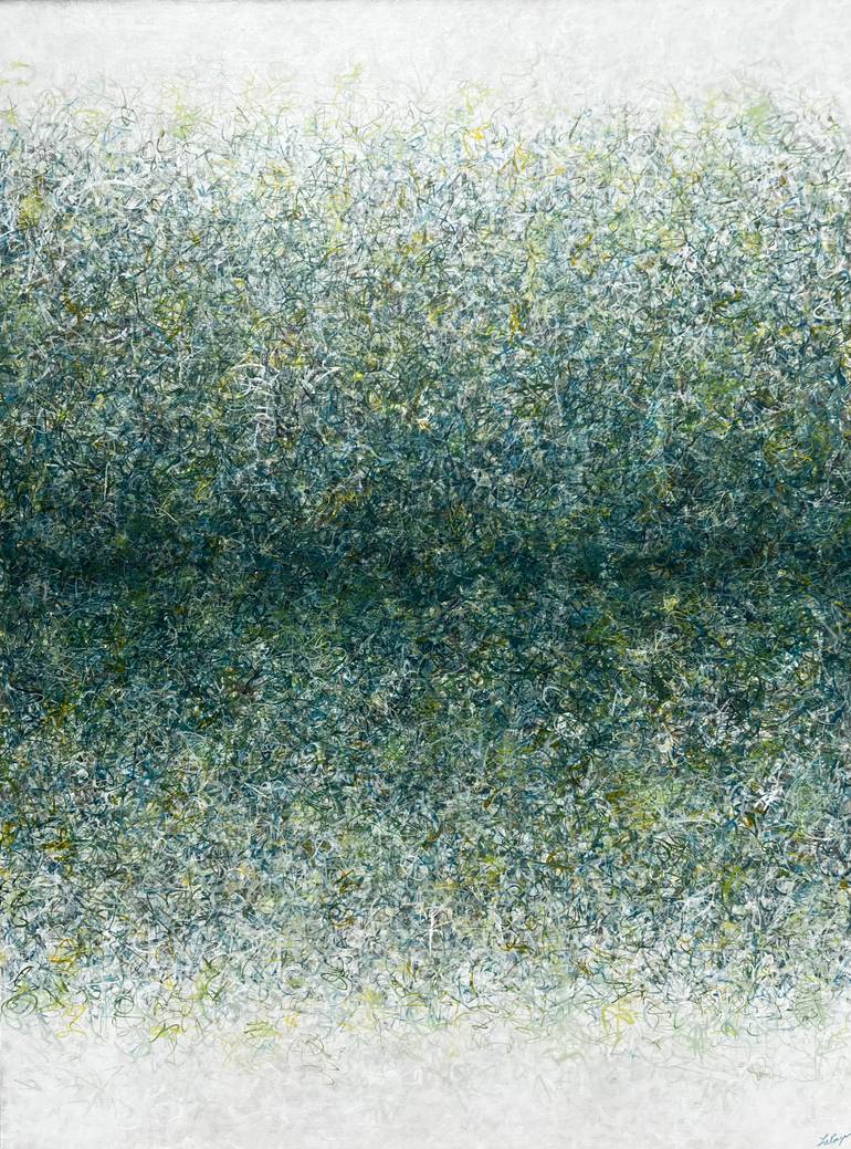 Original Abstract Expressionism Abstract Painting by Tray Lacaze