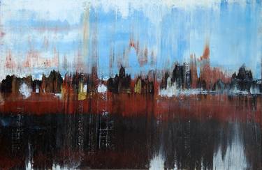 Original Abstract Landscape Paintings by Tray LaCaze