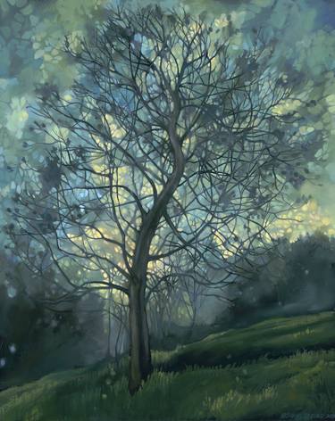 Original Tree Paintings by Kathryn St Clair