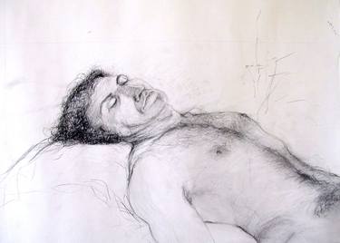 Original Figurative Nude Drawings by Lean Im Chew