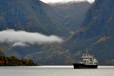 Aurlandsfjord Flam Norwegian Fjord Norway thumb