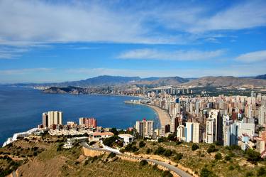 Benidorm Skyline Cityscape Costa Blanca Spain thumb