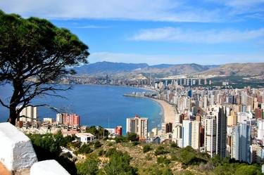 Benidorm Skyline Cityscape Costa Blanca Spain thumb