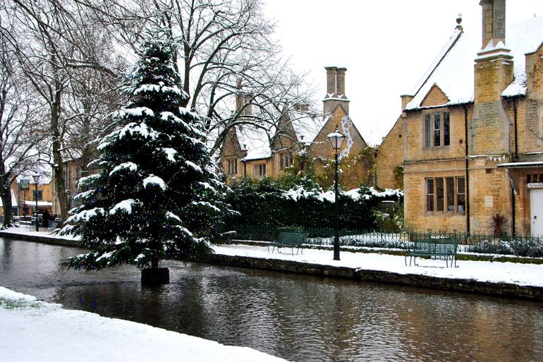 Bourton on the Water Christmas Tree Cotswolds Photography by Andy Evans