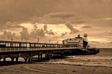 Bournemouth Pier and Beach Dorset England UK thumb