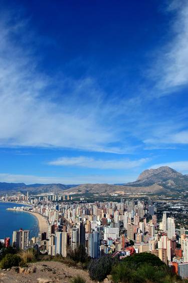 Benidorm Skyline Cityscape Costa Blanca Spain thumb