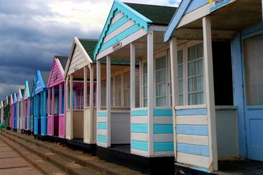 Southwold Beach Huts Suffolk England UK thumb