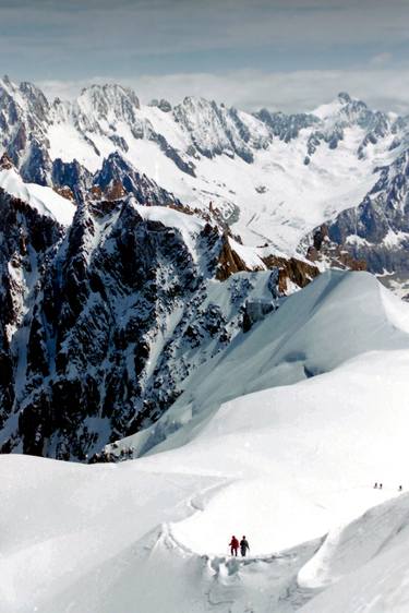 Chamonix Aiguille du Midi Mont Blanc Massif Alps France thumb