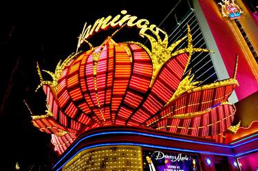 Flamingo Las Vegas Hotel Neon Lights America thumb