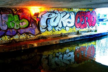 Graffiti Street Art Regent's Canal Camden London thumb