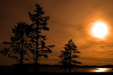 Sunset Long Beach Tofino Vancouver Island Canada thumb