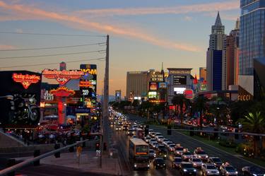 Las Vegas Strip Skyline Cityscape America USA thumb