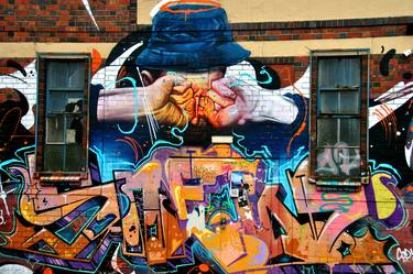 Street Art Graffiti Digbeth Birmingham UK thumb